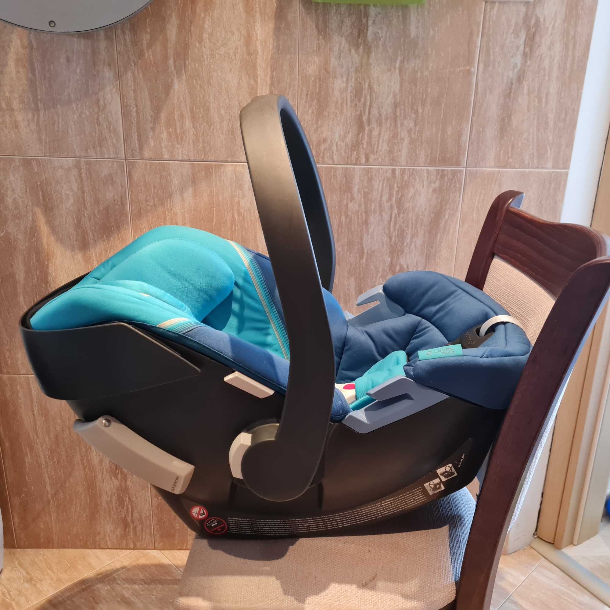 CYBEX Стол за кола - кошница 0-13 кг. ATON 5 RIVER BLUE