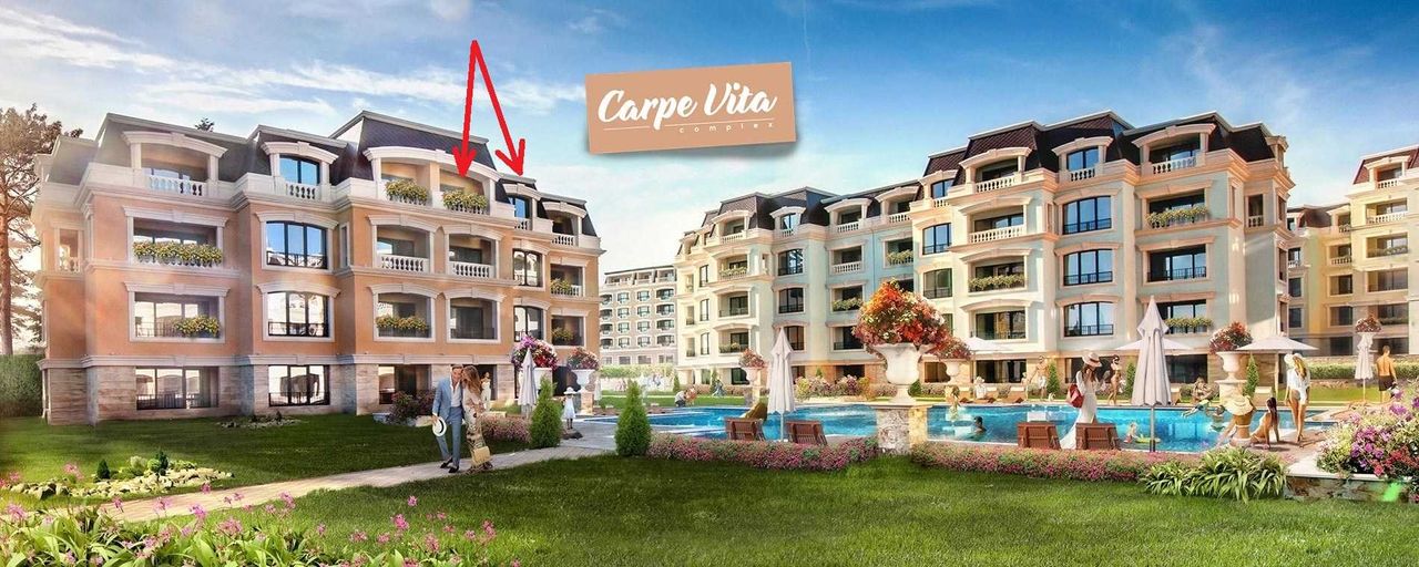 Продава се Двустаен апартамент в к.к. Св.Св. Константин и Елена - 70 кв.м за 2786 €/кв.м - Снимка #1