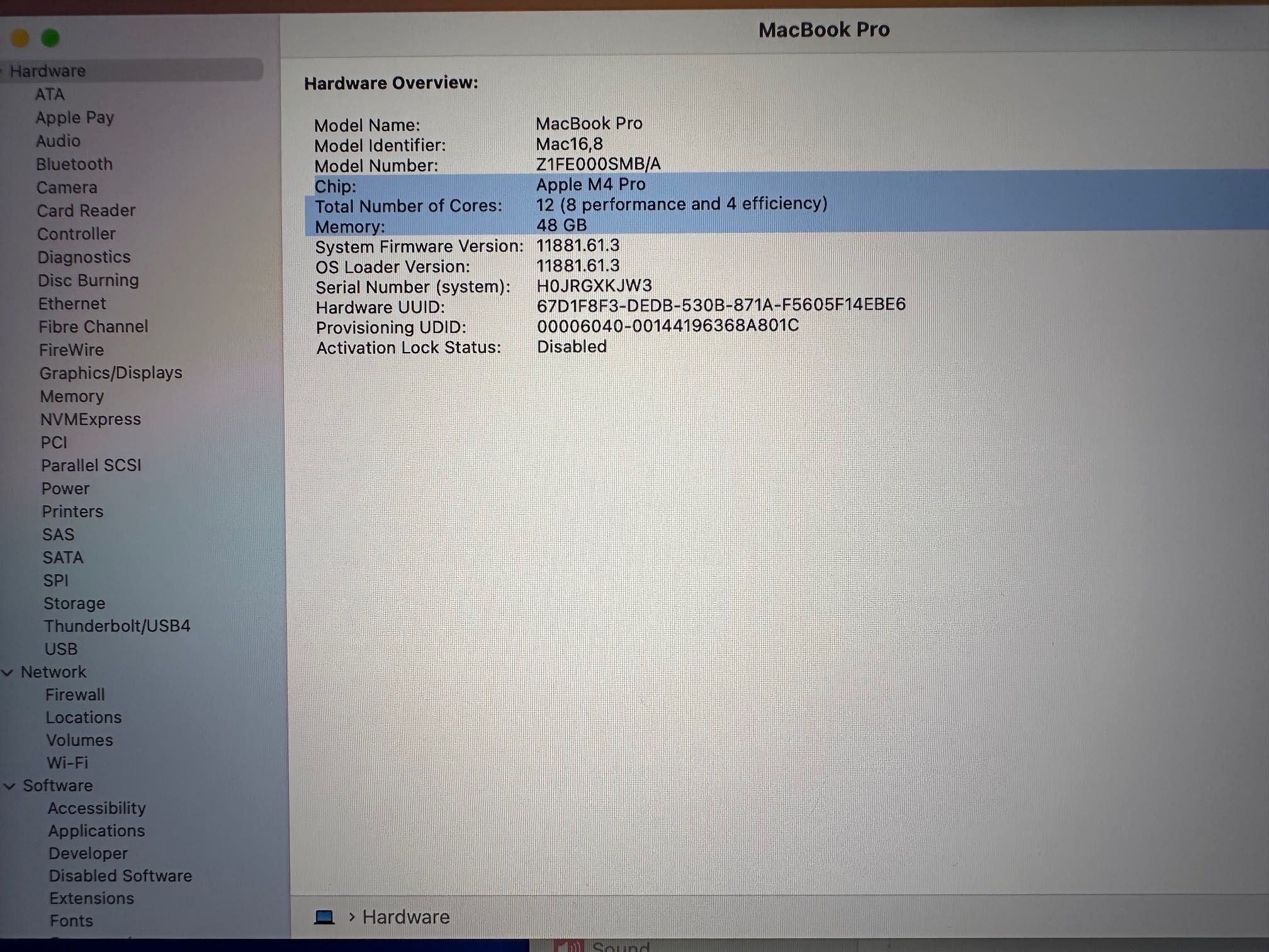 MacBook Pro 14" M4 PRO Chip 12-CPU/16-GPU/48RAM/512SSD В ГАРАНЦИЯ