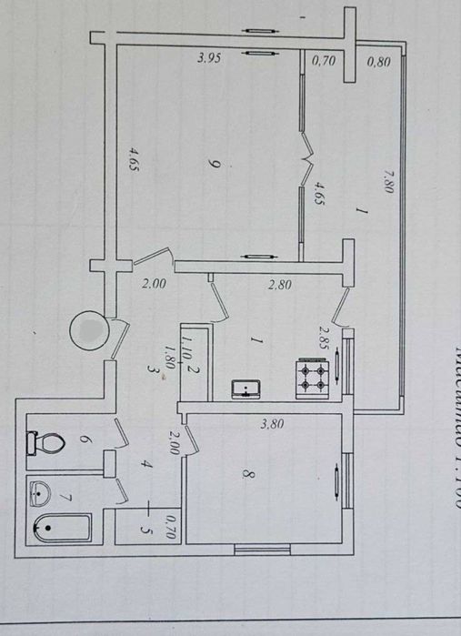 Нукусская, Бобура 2х комнатная квартира 63.000