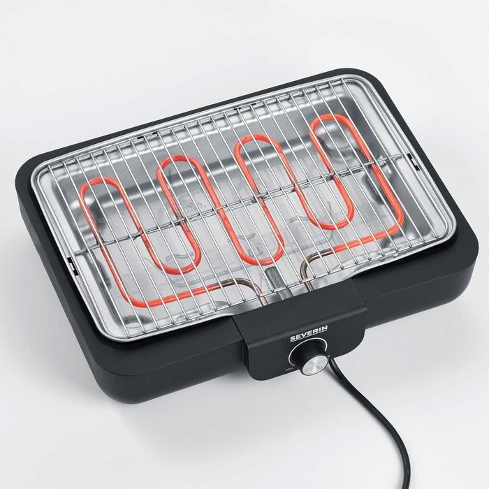 Скара Severin PG 8554 ел. грил с решетка,неръждаема стомана, термостат