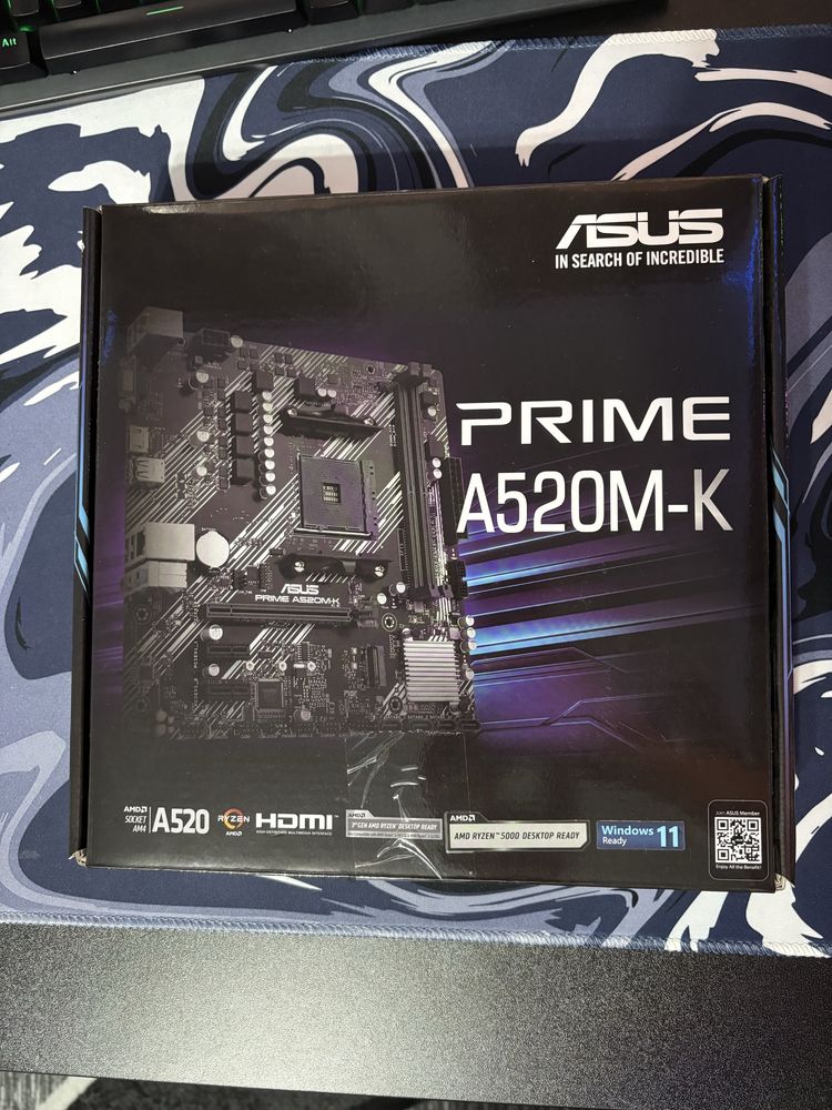 PRIME A520M-K + 16GB ram