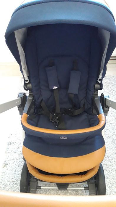 Carucior copii Chicco Style Go albastru,  0-3 ani