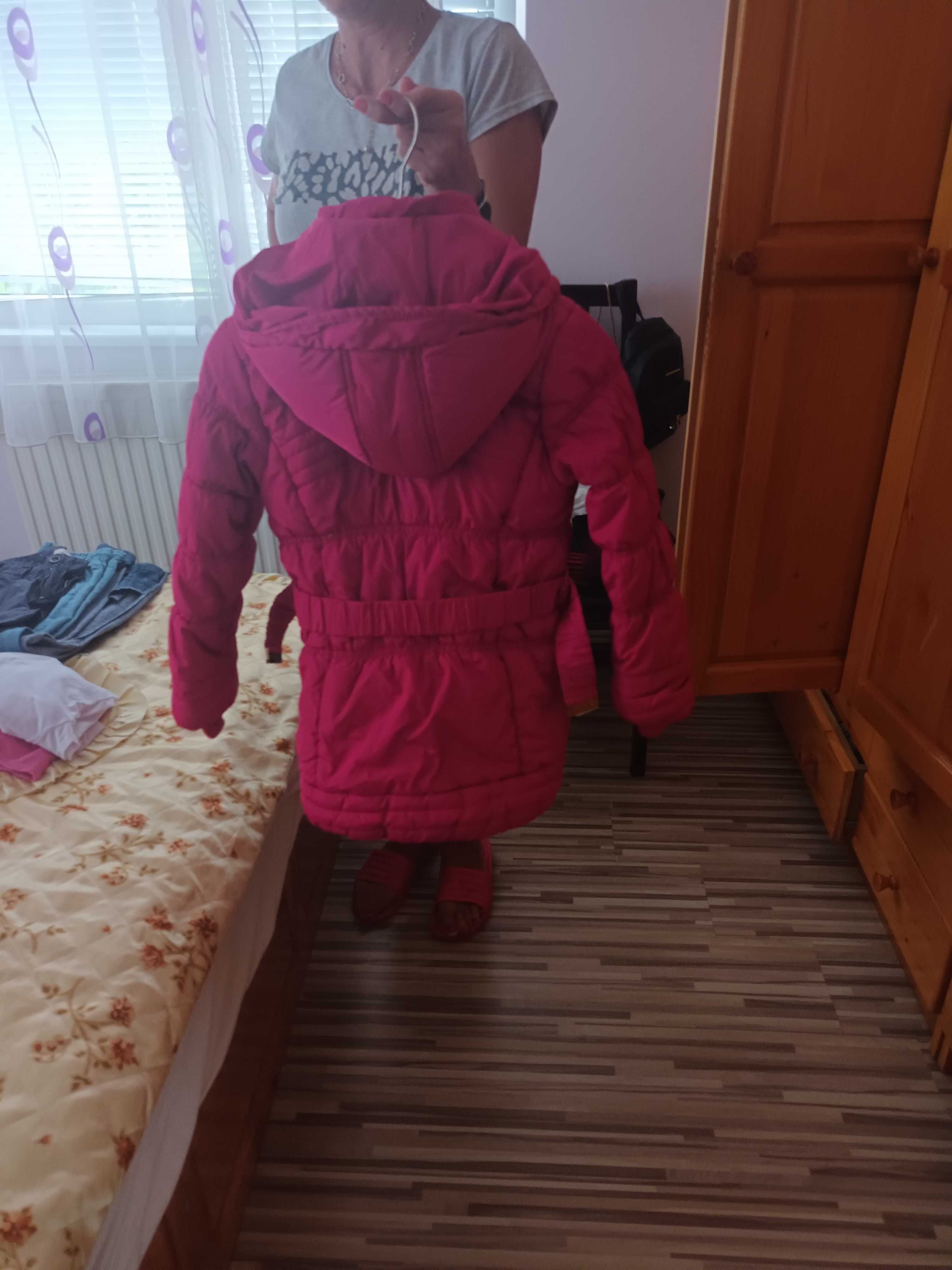 Детско зимно розово яке