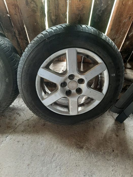 Vând 4 roți aliaj pt Opel 195 65 15 an fabricație 2020