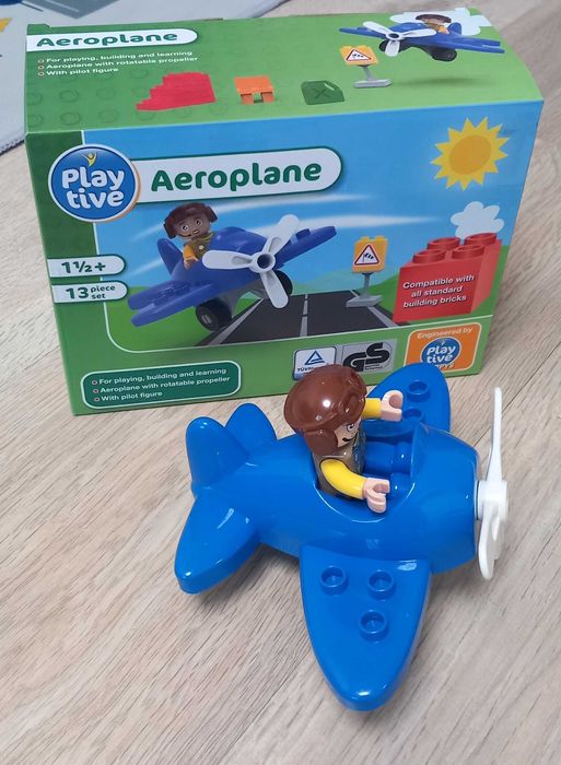 Jucarie avion playtive pentru 1.5+ ani