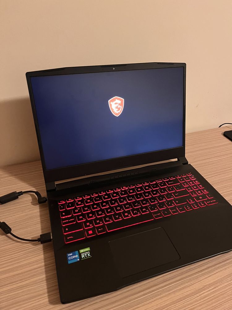 Гейминг лаптоп MSI - Katana GF66, 15.6", FHD, i5, RTX3060, черен