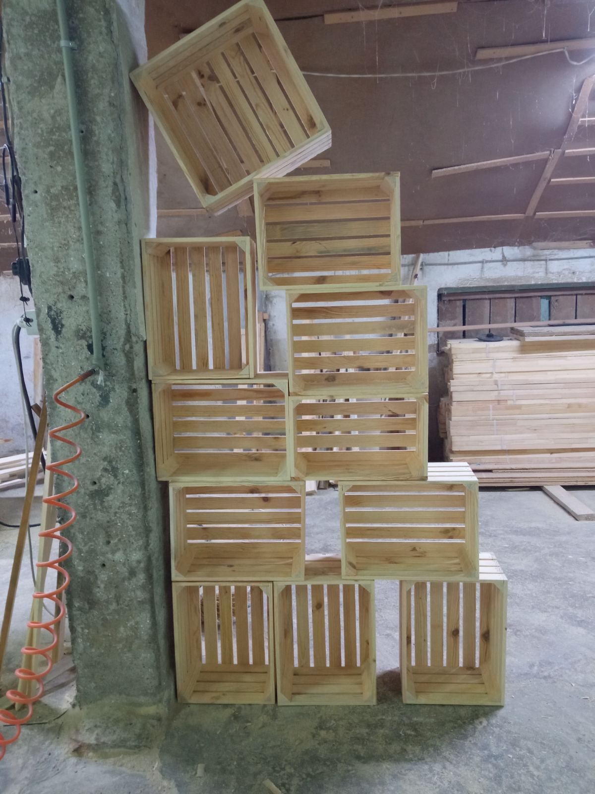Конструкции от дървени щайги