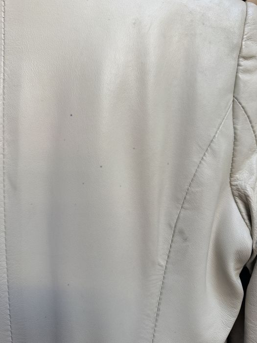 Луксозно палто-естествена кожа Elisabetta Franchi Gold размер 40 ,S-XS