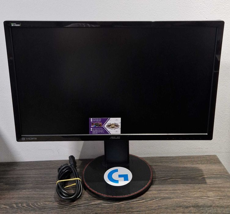 Monitor Gaming LED ASUS 24", VG248QE, 144Hz , 1 ms, Full HD, DP, HDMI