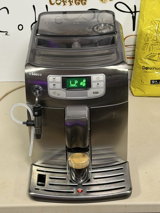 Кафемашина кафе автомат Saeco INTELİA EVO с гаранция