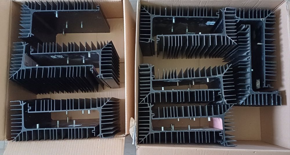 Radiator aluminiu industrial amplificator sursa orice dimensiune