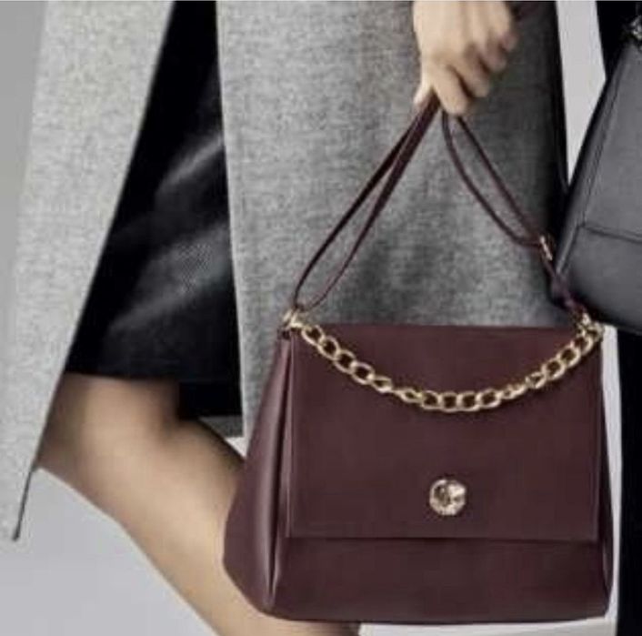 Geanta noua Modern Conection Satchel Avon maro-grena