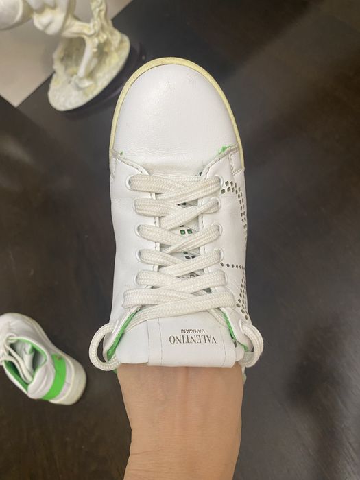 Sneackersi copii VALENTINO GARAVANI albi  36