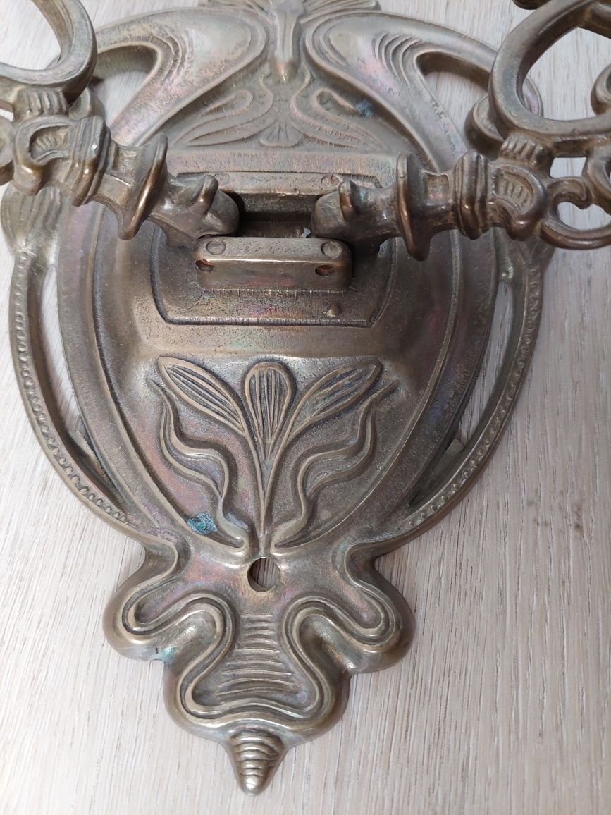 Sfesnic dublu bronz stil Art Nouveau