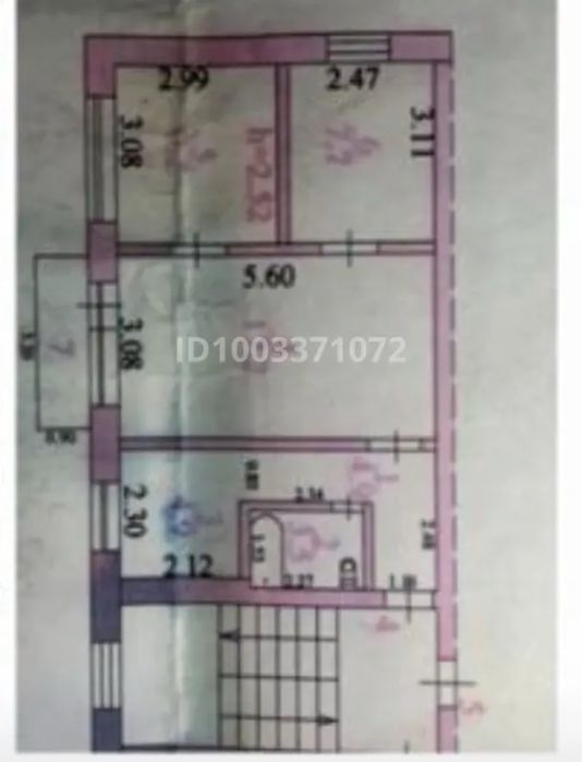3 мкр 4 дом , 3 комнатная