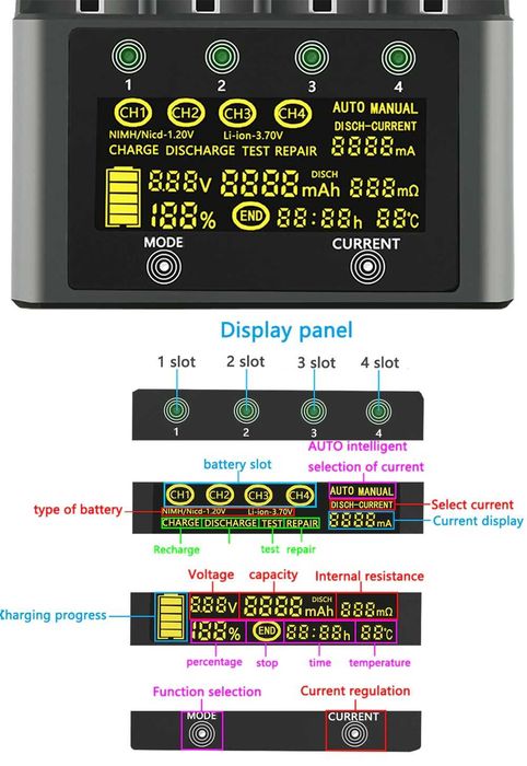 Професионално зарядно LiitoKala Lii-600. Българско ръководство