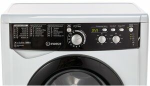 Стиральная машина Indesit EWSD 51031 BK CIS, белый/черный