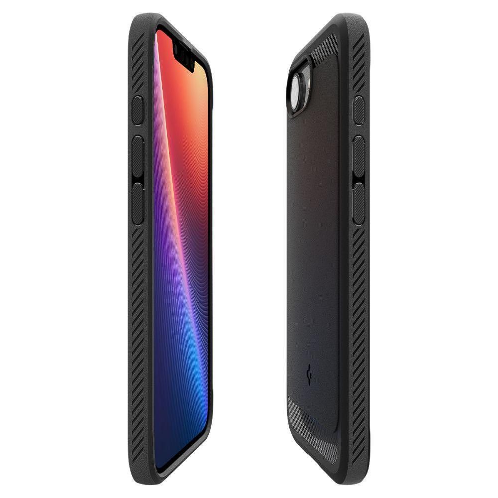 Spigen rugged armor mag magsafe калъф за iphone 16e - matte black