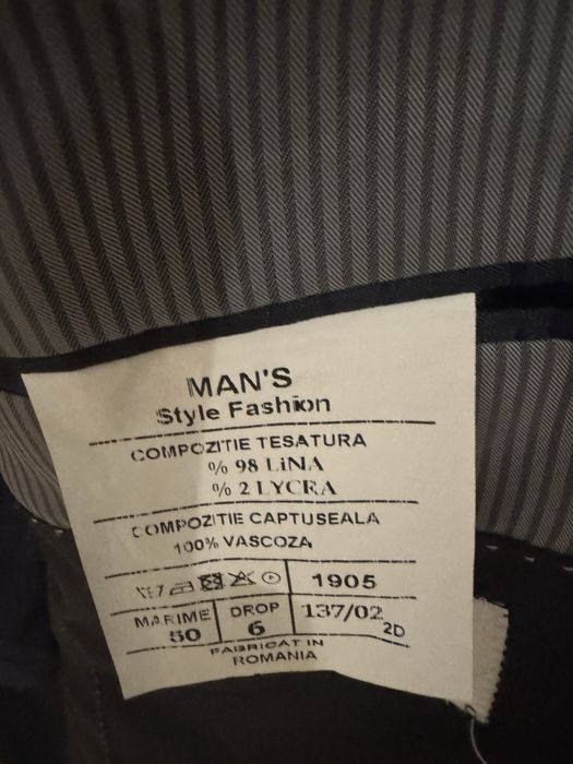 Costum barbati 50  bleumarin inchis Man’S Style Fashion