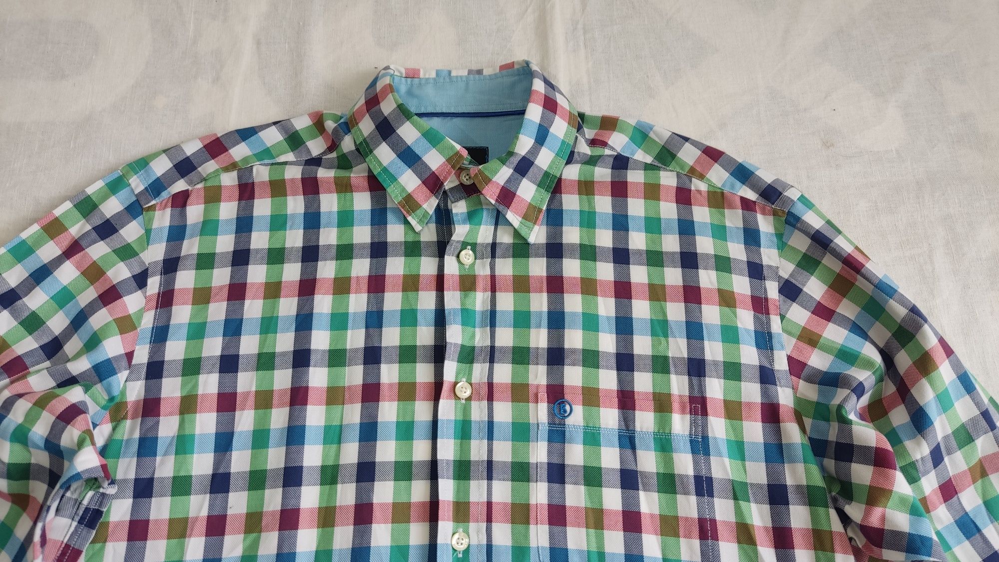 Cămașă Bogner Germany clasic fit mărime 41 bărbați 100% bumbac casual