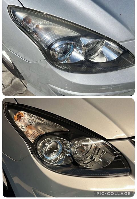 Polish faruri cu polimer  •polimerizare• Polimer faruri/reconditionare