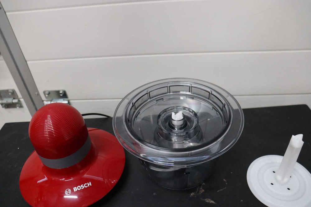 Блендер, чопър, Bosch MMR08R2 резачка за храна, 400 W, червена/сива