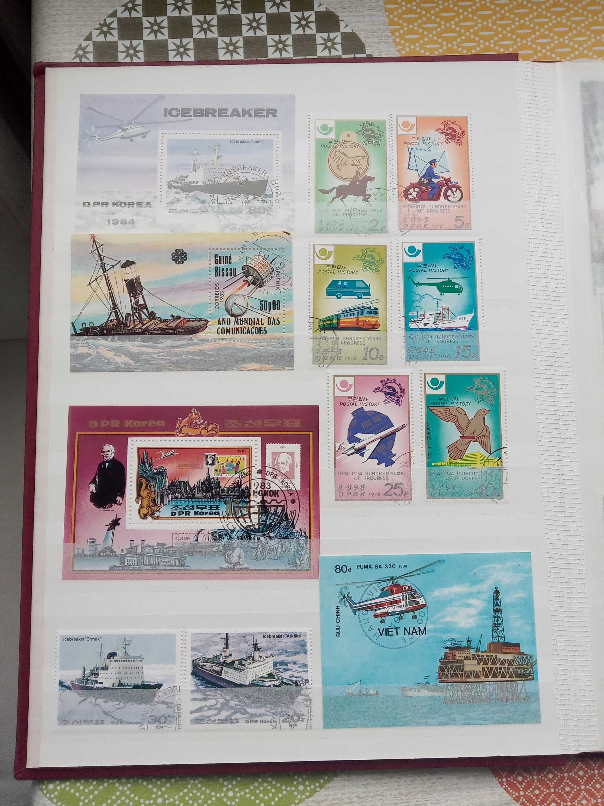Почтовые марки Северная Корея.