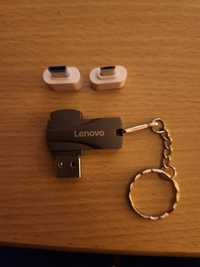 Lenovo USB 2TB + adopter usb - type C