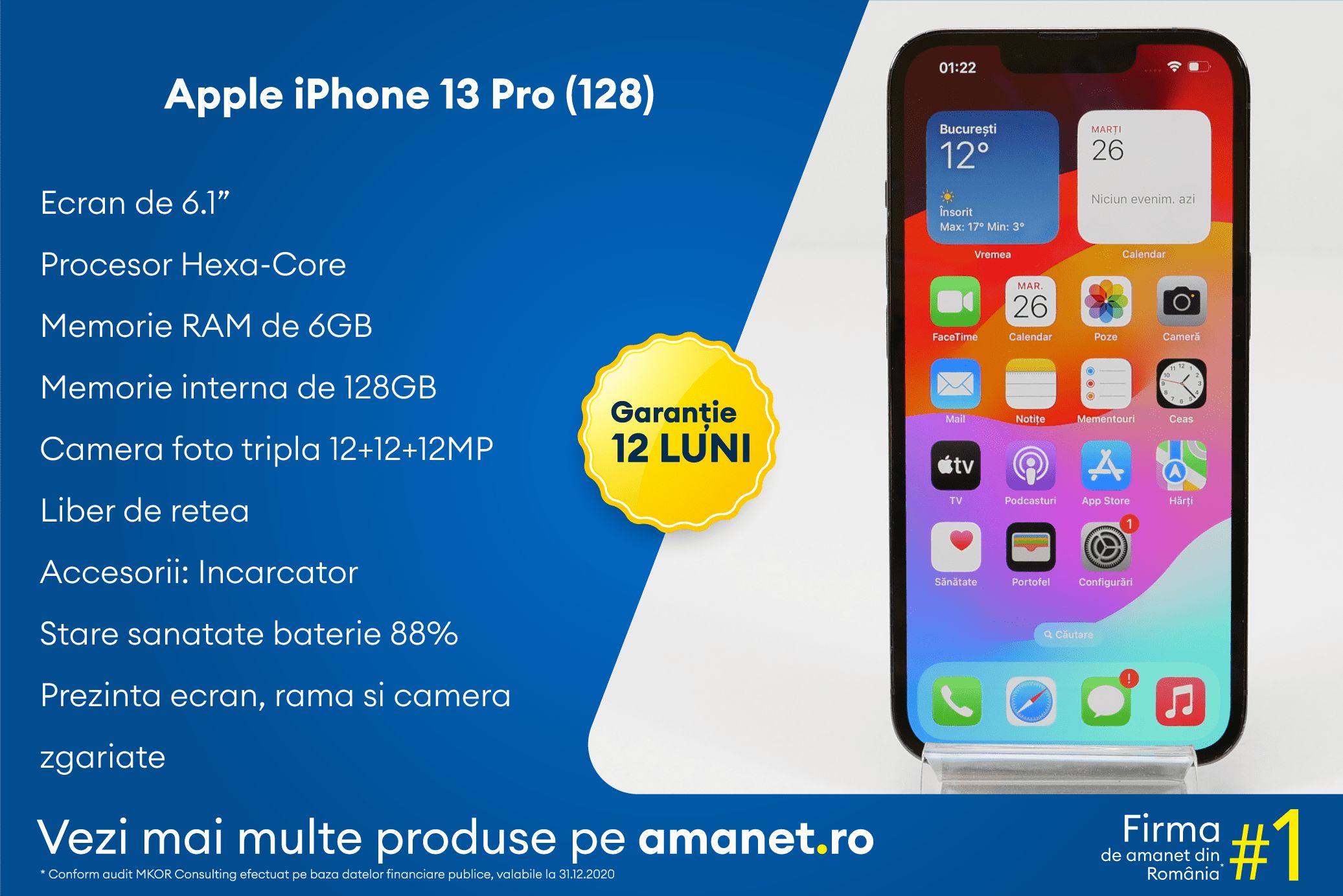 Apple iPhone 13 Pro (128) - BSG Amanet & Exchange