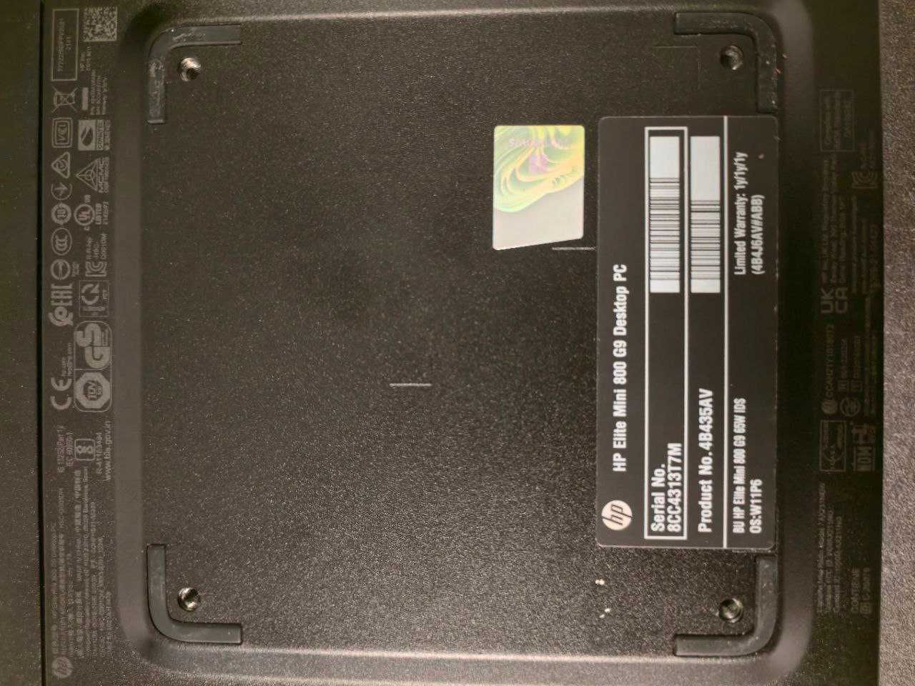 HP Elite Mini 800 G9 – i7-12700, 8GB RAM, SSD 512GB – Format Mini