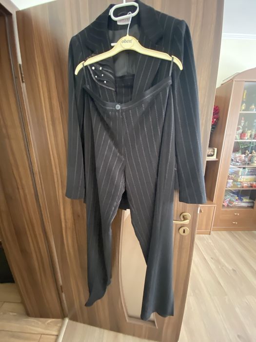 Costum dama elegant sacou fusta pantaloni