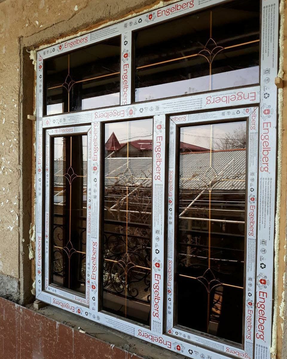 Пластиковые окна двери витражи в Таразе