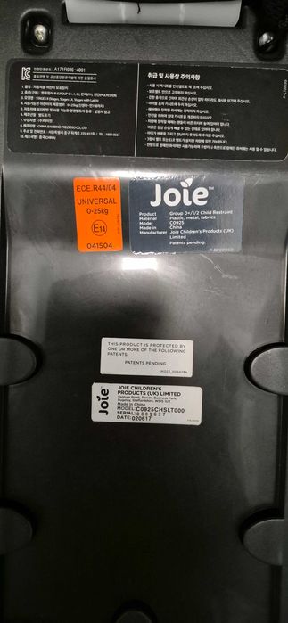 Scaun auto Joie 0-25  kg