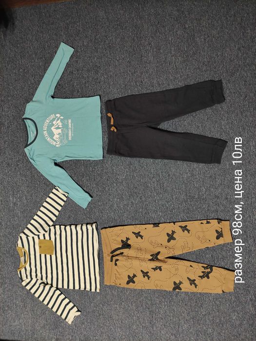 Лот дрехи за момче размер 98см , блузи, панталони, Scooby-Doo, якета