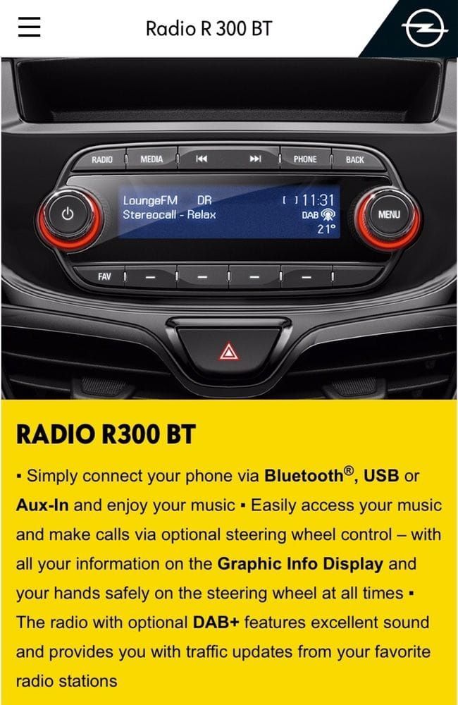 Astra K - Media Radio R300 BT cu TIPLA