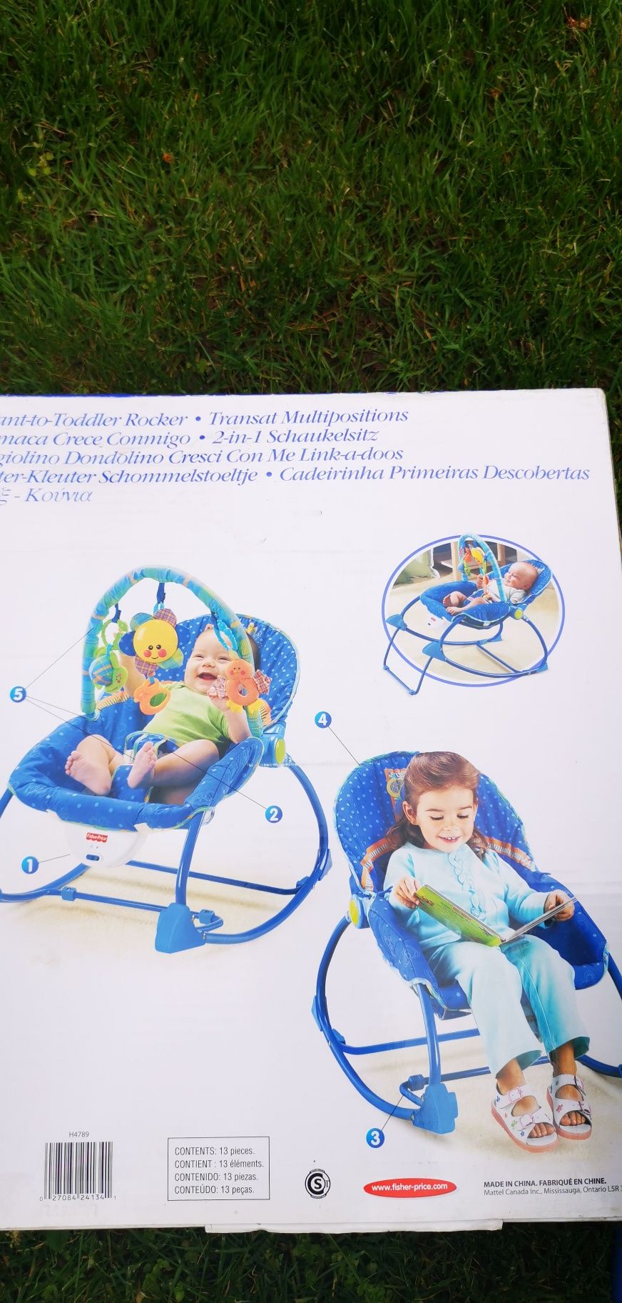 Шезлонг 3 в 1 Link a Doos Fisher price