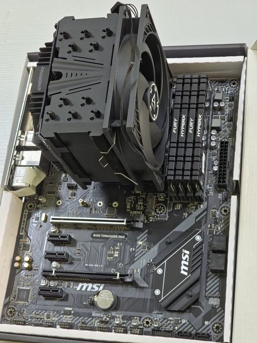 Комплект R5 5600X, 32Gb, мать, охлад