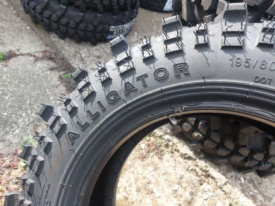 4бр.НОВИ гуми за кал ALLIGATOR 195/80/15 DOT2221-ЦЕНАТА Е ЗА БРОЙ