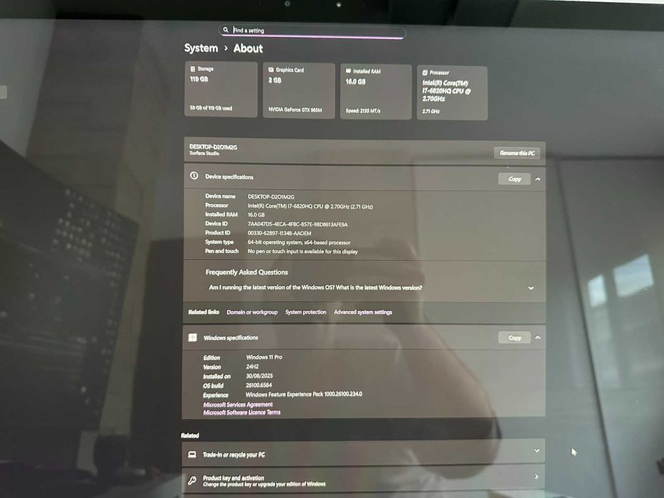 Microsoft Surface Studio (1st Gen)