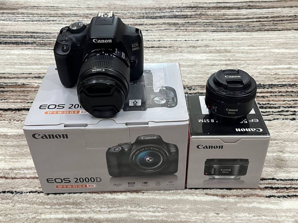 Canon Eos 2000D va 50mm 1.8
