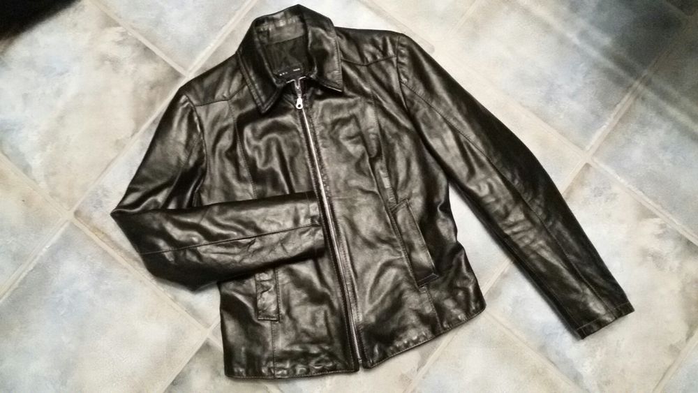 Дамско кожено яке/ест.кожа 44-М/Lрр.Италия