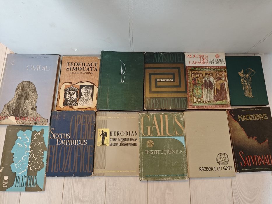 Set Academia Romana, Gaius,Diogene,Procopius,Aristotel,Ovidiu, 12 vol