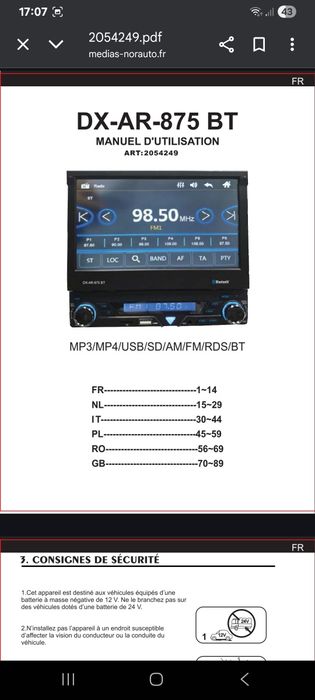 Casetofon cu navigatie