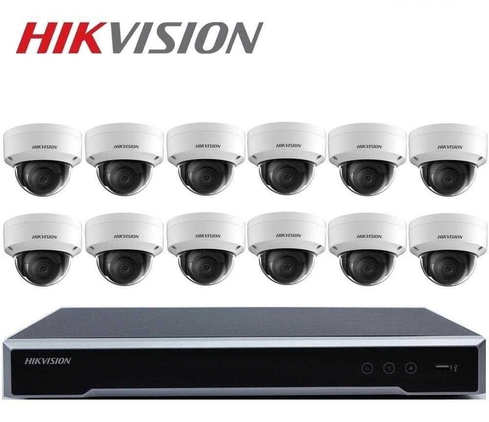 Монтаж установка систем видеонаблюдения Hikvision HiWatch Trassir