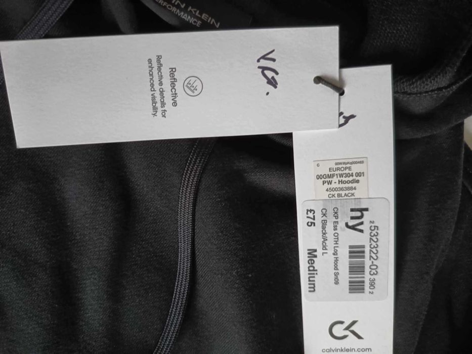 Hanorac Calvin Klein Performance Essential OTH Logo ck negru M/L