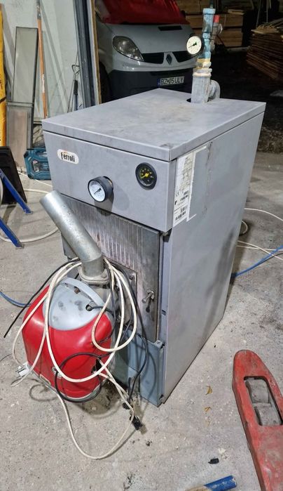 Centrala ferroli lemne 24kw mixta