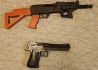 Детски пистолет и пушка