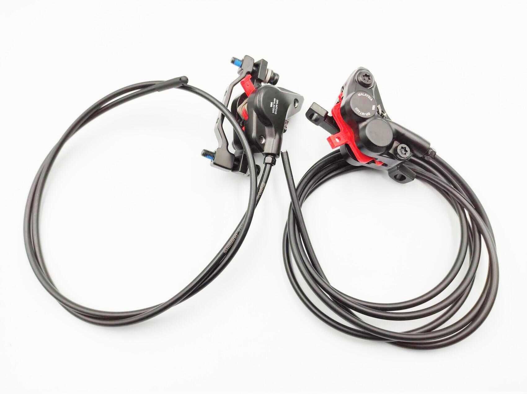 Set frane disc Shimano Deore M4100 J-Kit pistoane 2 fata/4 spate, noi