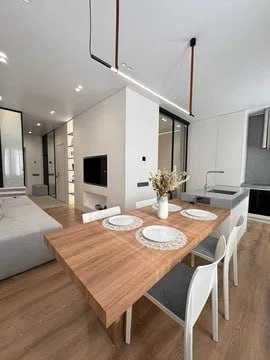 Sayram Tower 1в2, 4/10, 43м2 , упакованная новая Хай-Тек минимализм!!